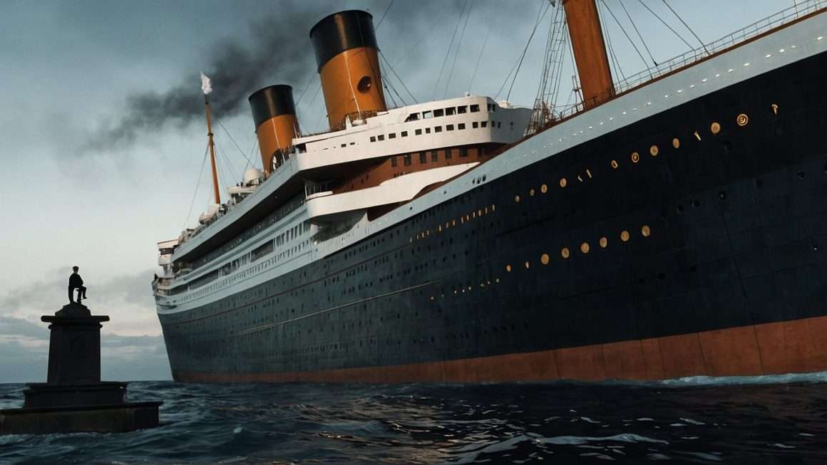 default crea una immagine realistica del titanic 0